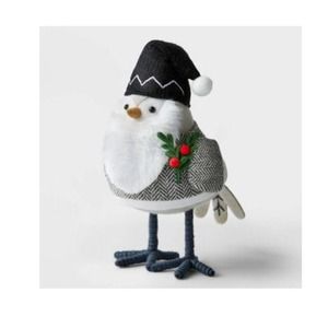 2022 Target Wondershop Featherly Friends "Iskall" Holiday Fabric Bird Holly